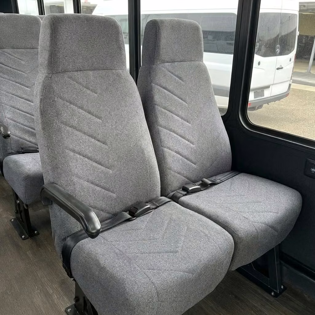 alabaster 18 passenger minibus high back seats