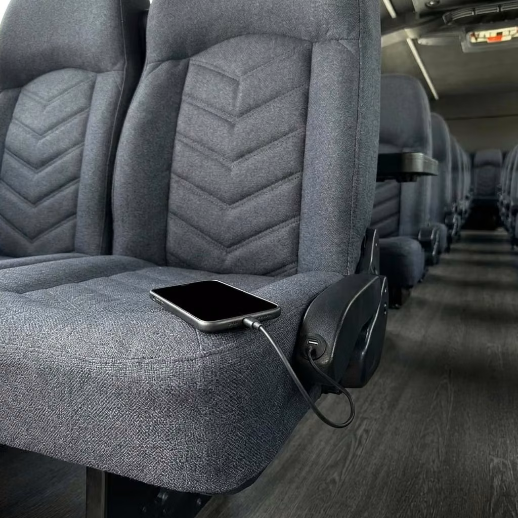 alabaster 25 passenger minibus usb charging
