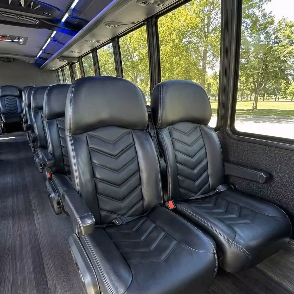 alabaster 28 passenger minibus seating