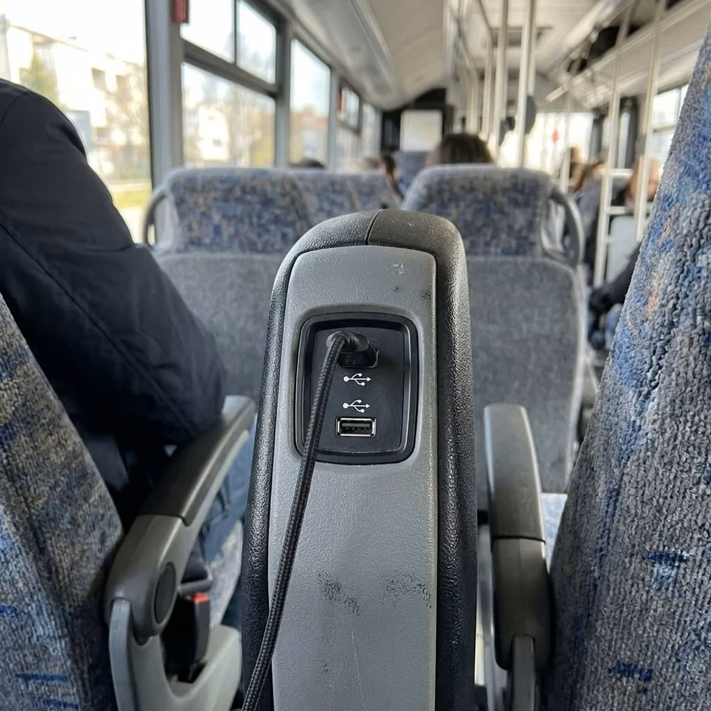 alabaster 28 passenger minibus usb charging
