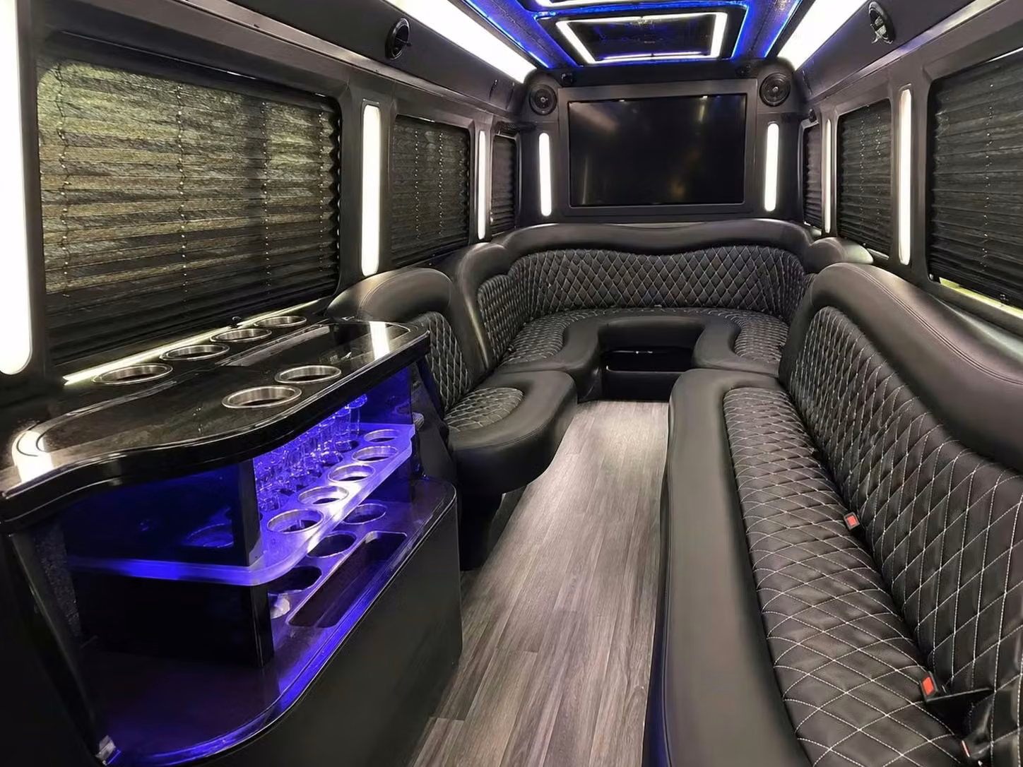 alabaster party bus bar area