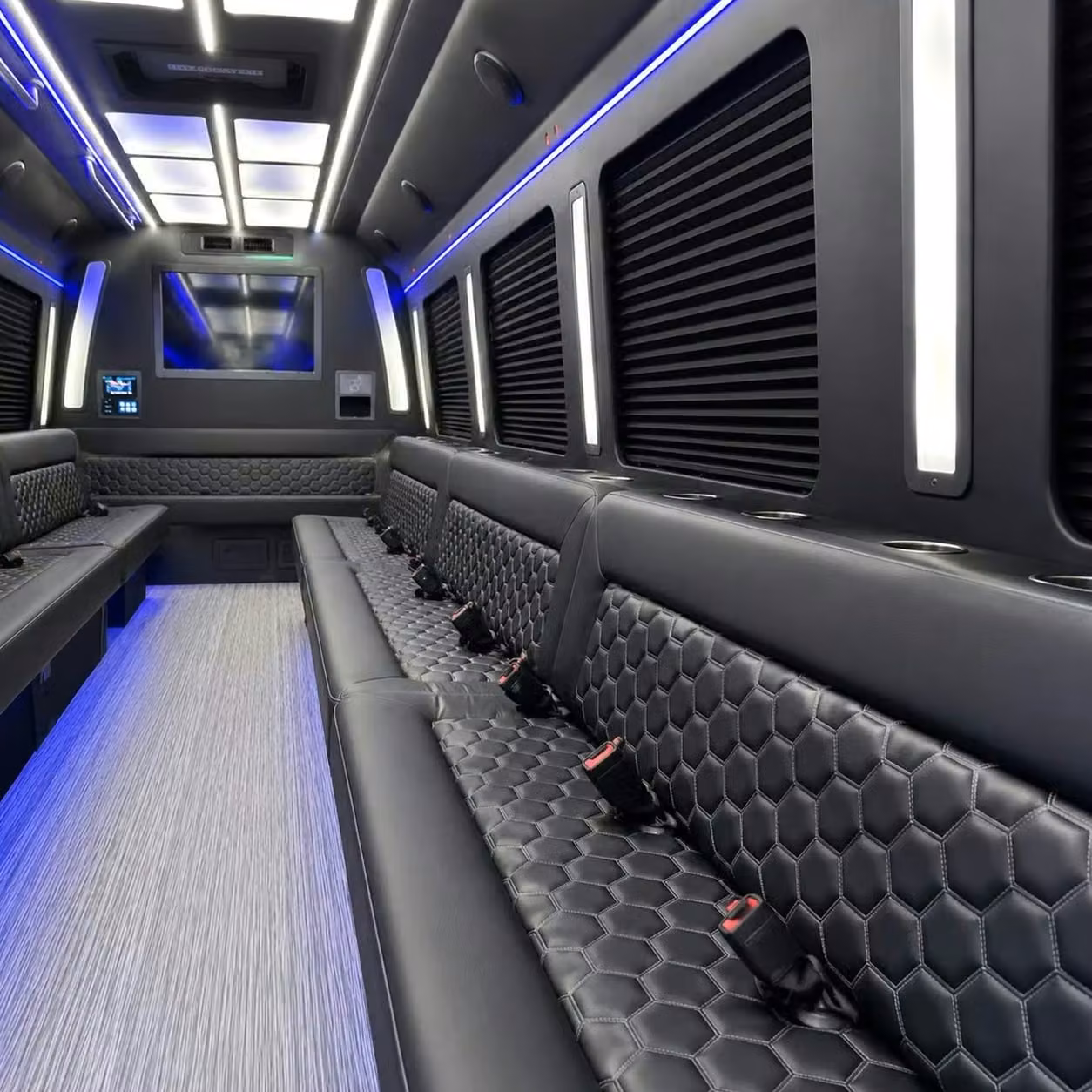 alabaster party bus party lighting