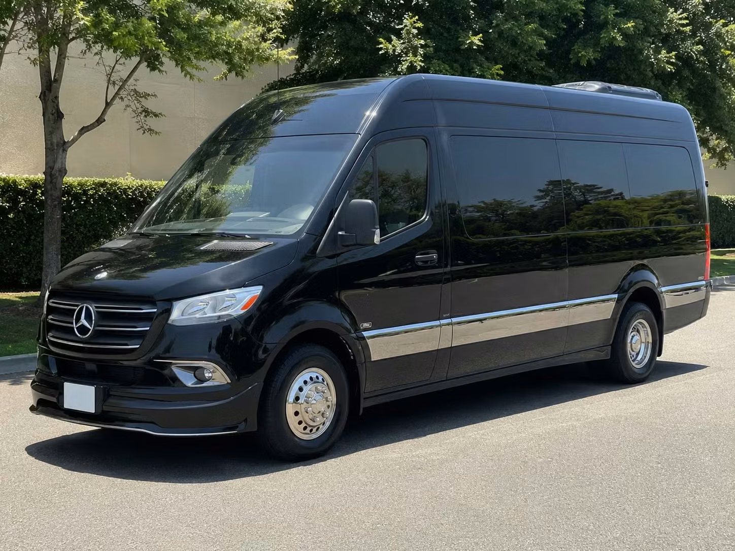 alabaster sprinter van rental with driver