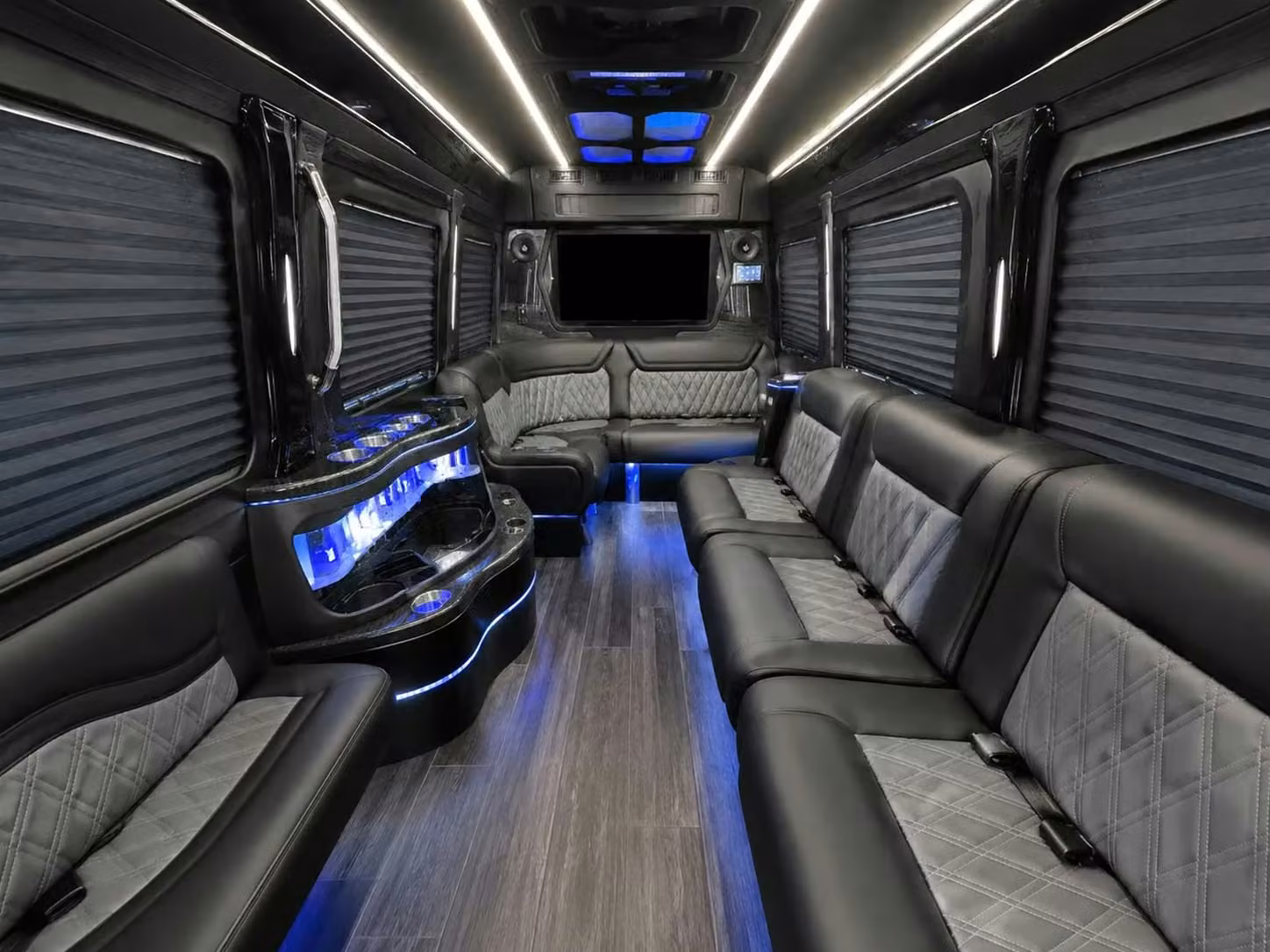 alabaster tour bus and equipment transportation for performing bands