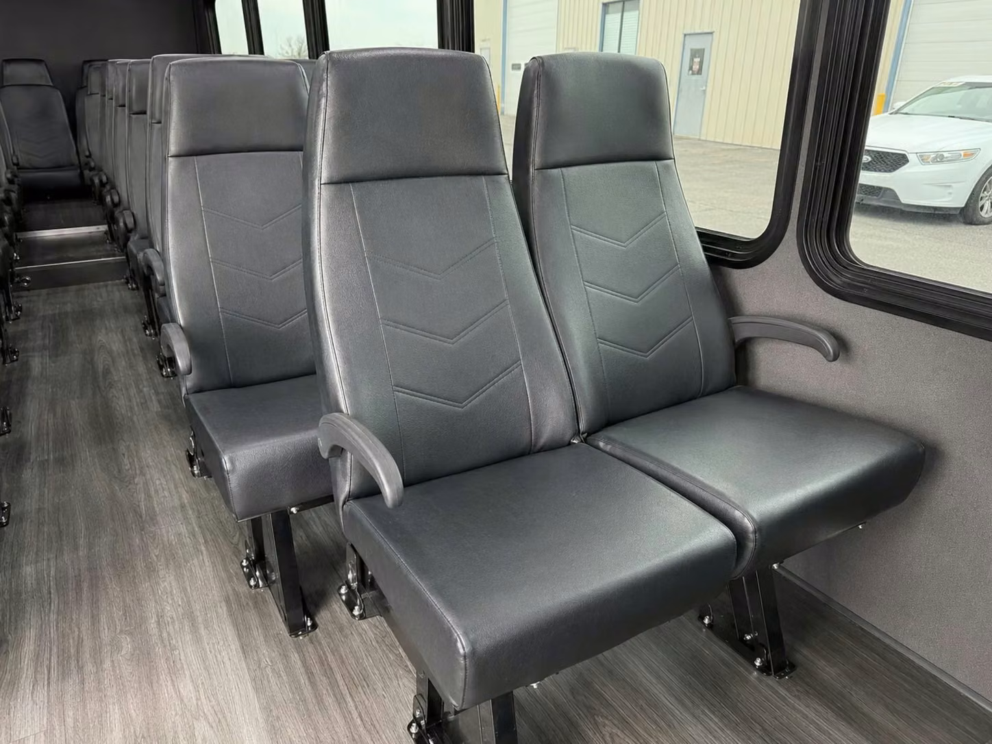 15 passenger minibus inside