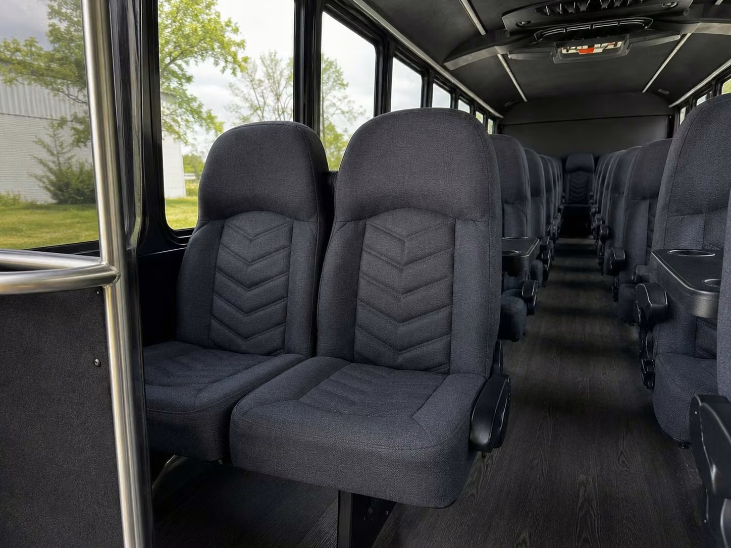 25 passenger minibus interior
