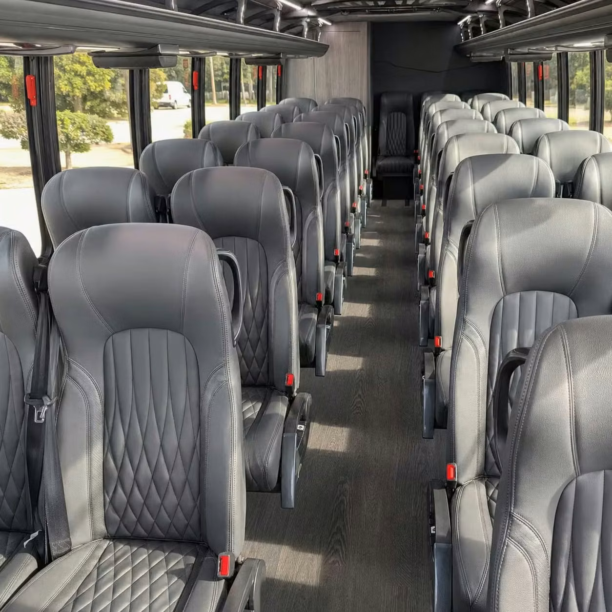 28 passenger minibus interior