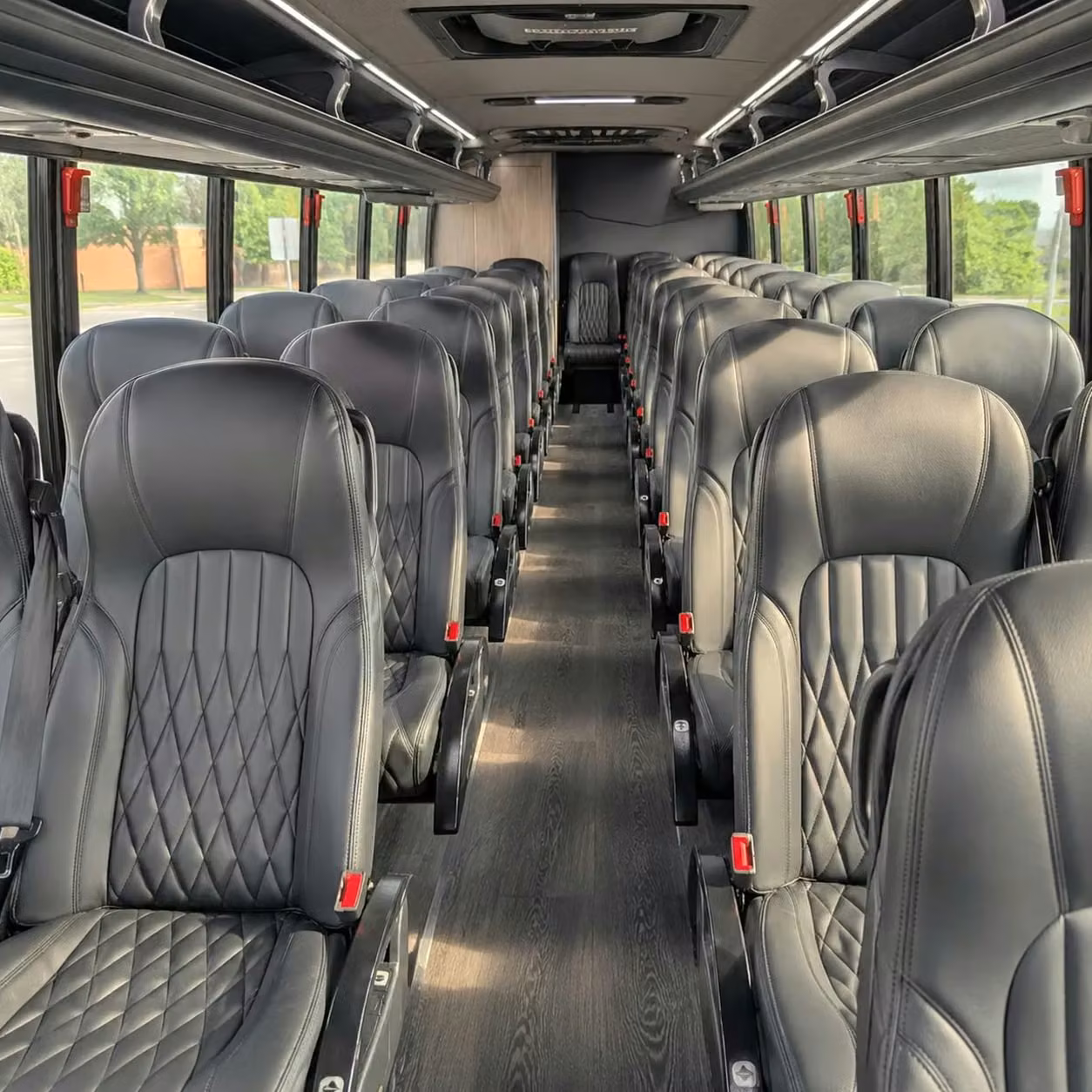 30 passenger minibus interior