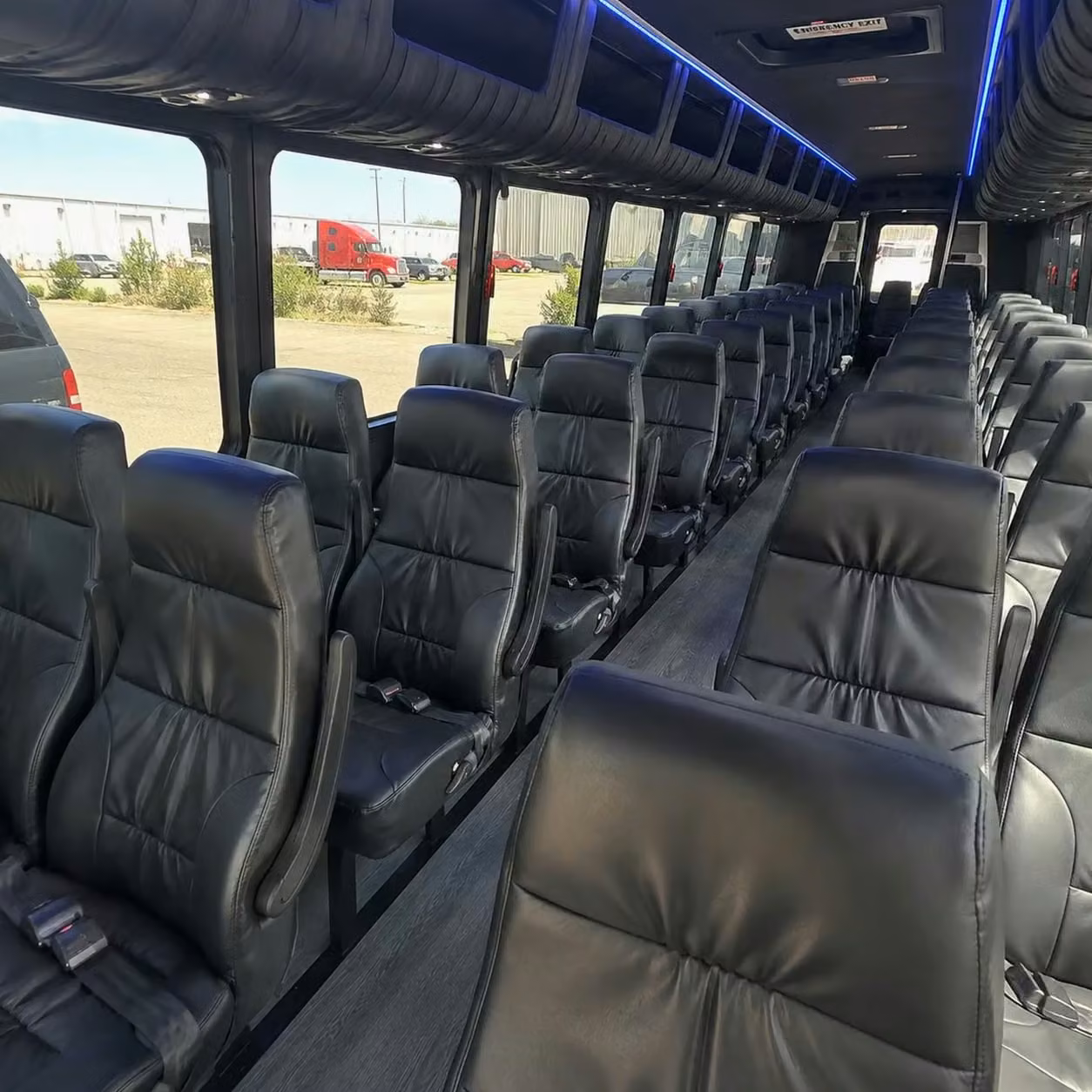 35 passenger minibus inside
